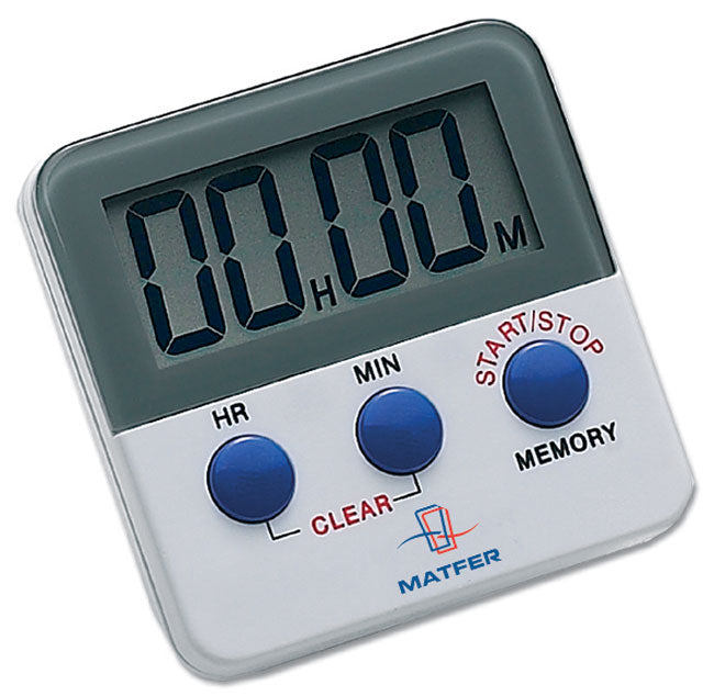 Matfer Bourgeat 20 HOUR DIGITAL TIMER MAGNET BACK & CLIP 250601