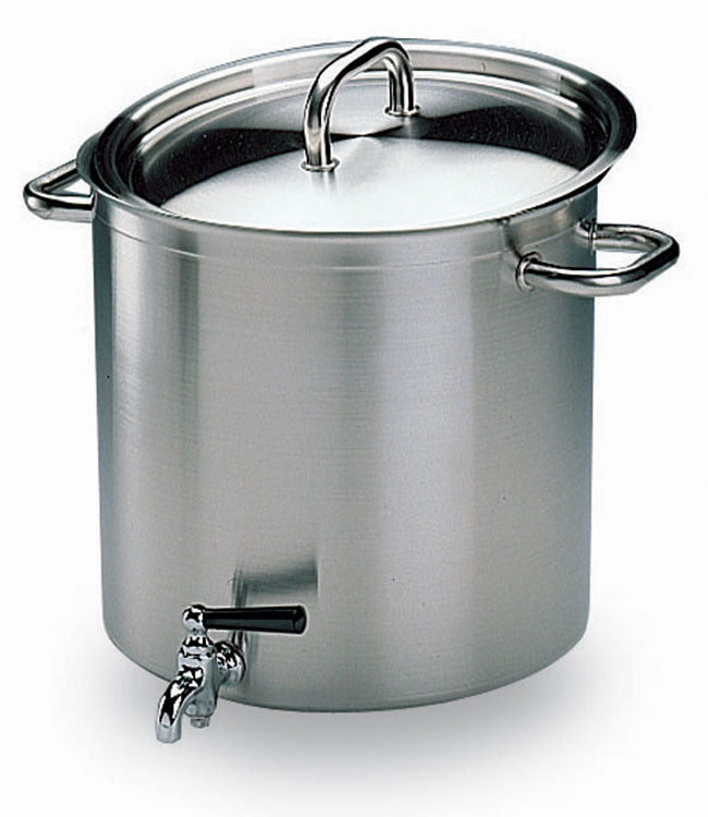 Matfer Bourgeat Excellence Stainless Steel Tall Stockpot w/ Faucet, 11" 694328