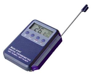 Matfer Bourgeat Watertight Electronic Digital Thermometer With Alarm 072271