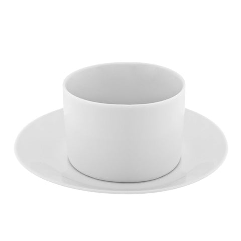 10 Strawberry Street Dinnerware, Royal White Cup/Saucer No Hand (24/Case)RW0009NOHANDLESAUCER - iFoodservice Online