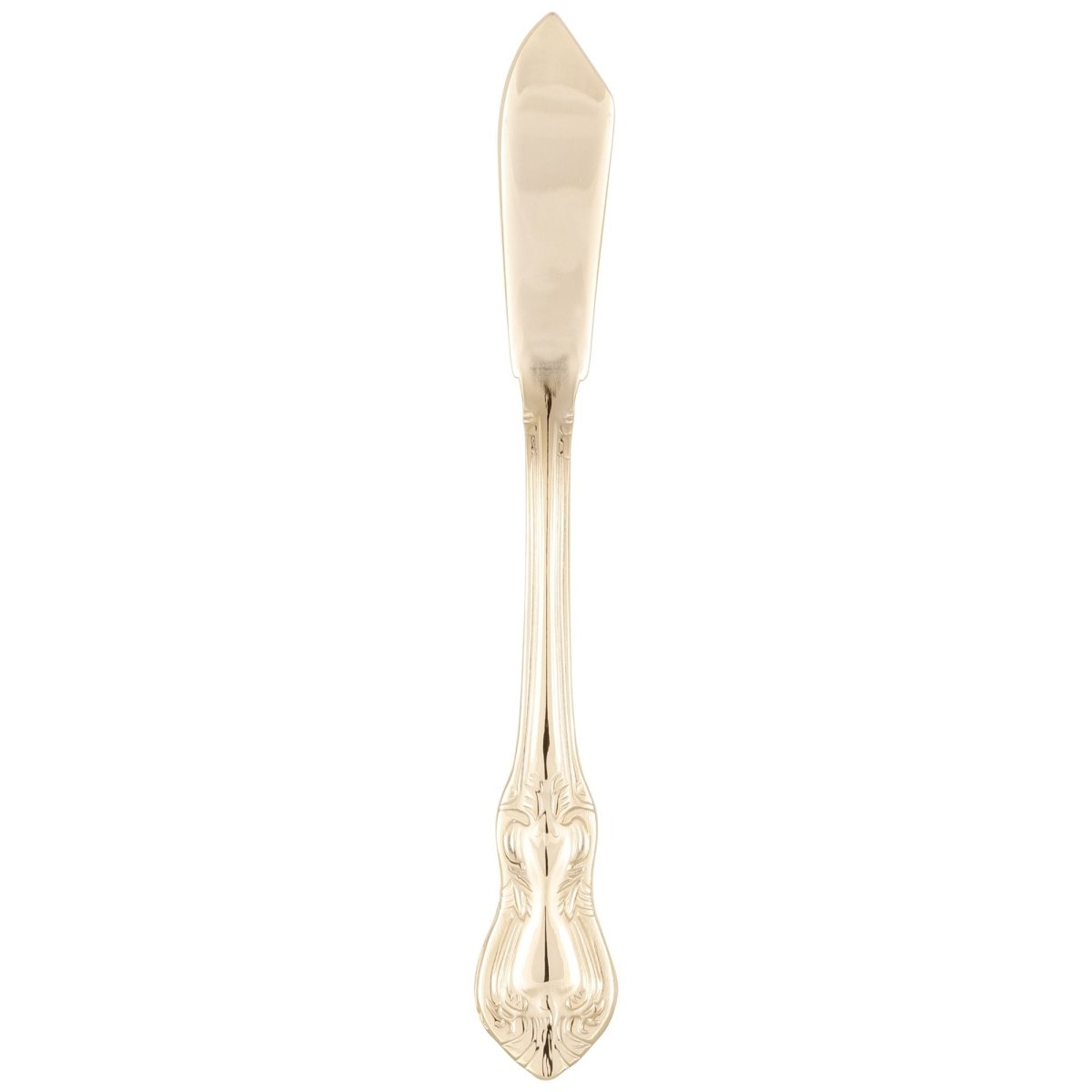 10 Strawberry Street Flatware, Crown Royal Gold Butter Knife (48/Case)CRWNGLD - BK - iFoodservice Online