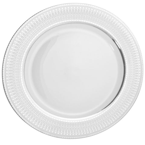 10 Strawberry Street IRIANA - 24SLV, Dinnerware, Charger Plate (12/Case) - iFoodservice Online