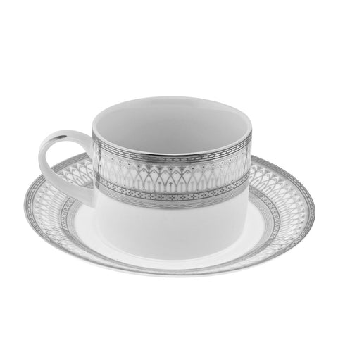 10 Strawberry Street IRIANA - 9SLV, Dinnerware, Can Cup/Saucer 8 Oz.(24/Case) - iFoodservice Online