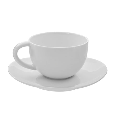 10 Strawberry Street RVL0009, Dinnerware, Oversized Cup/Saucer 10 Oz.(24/Case) - iFoodservice Online