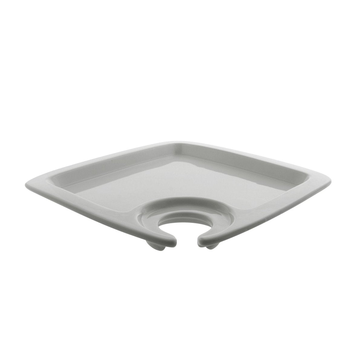 10 Strawberry Street Whittier Collection, Appetizer Plate With Wine Cup Holder (24/Case)WTR - SQAPTZR - iFoodservice Online