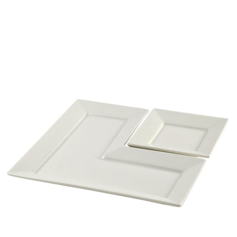 10 Strawberry Street Whittier Collection, Square Dish (48/Case) WTR - 5FTDSQ - iFoodservice Online