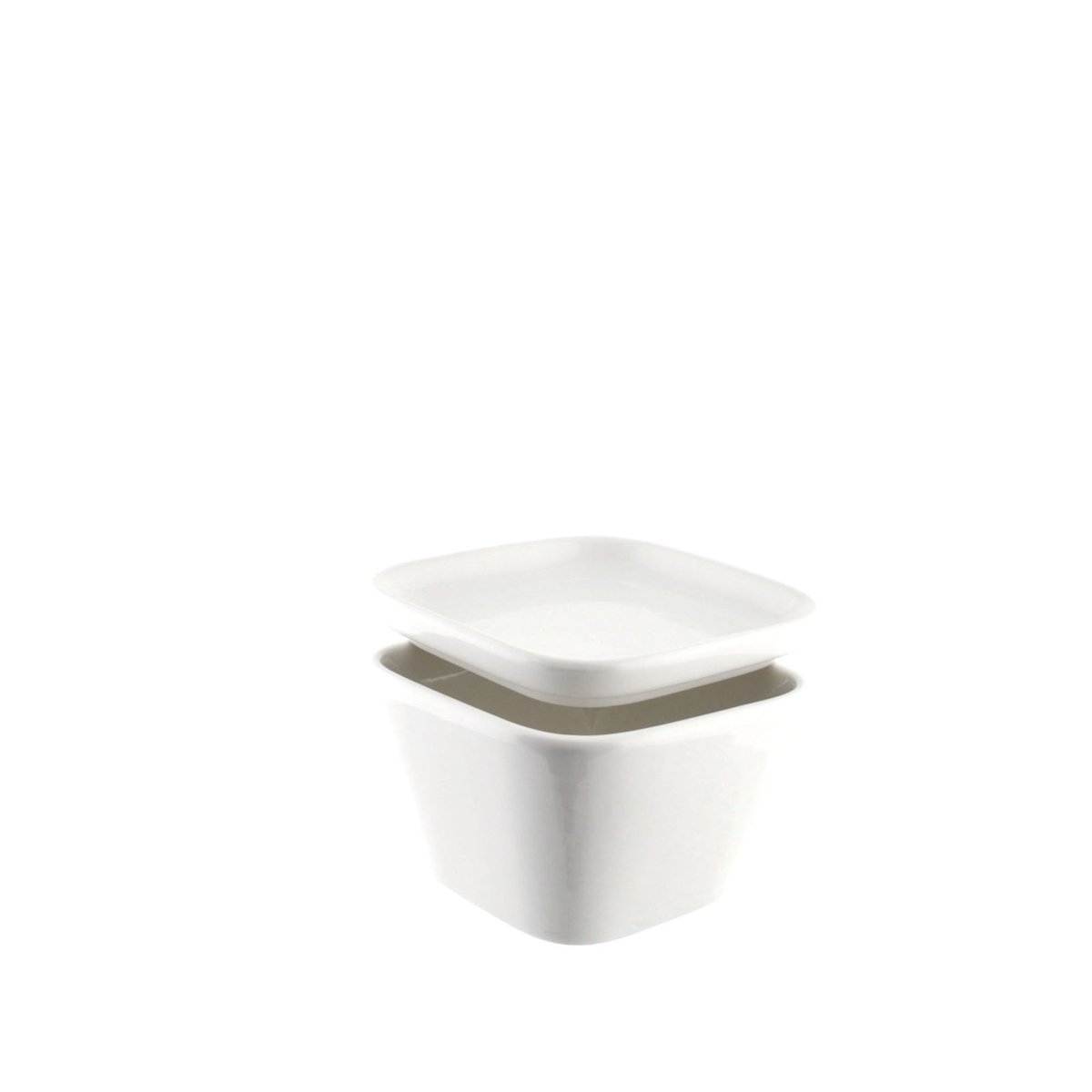 10 Strawberry Street Whittier Collection, Tapered Square Lid (96/Case)WTR - 3TPRBWL - LID - iFoodservice Online
