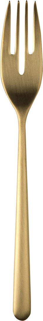 Linea Table Fish Fork Ice Oro By Mepra (Pack of 12) 10811121