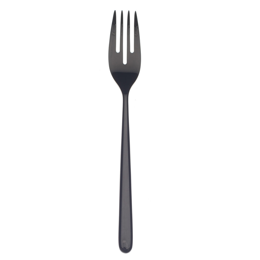 Tab.Fish Fork Linea Oro Nero By Mepra (Pack of 12) 10871121