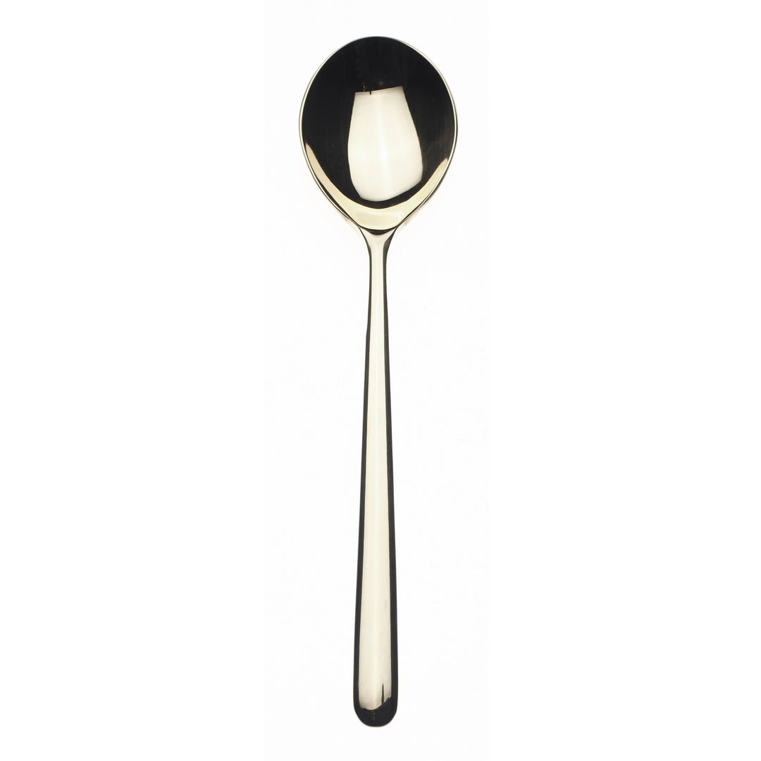 Champagne European Size Table Spoon Linea By Mepra (Pack of 12) 10931101