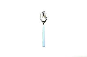 Us Size Table Spoon (Eu Dessert Spoon) Light Blue Fantasia By Mepra (Pack of 12) 10A61104