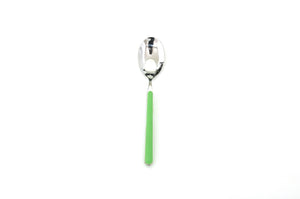 Mepra Us Size Table Spoon (Eu Dessert Spoon) Apple Green Fantasia Pack of 12 (10A71104)