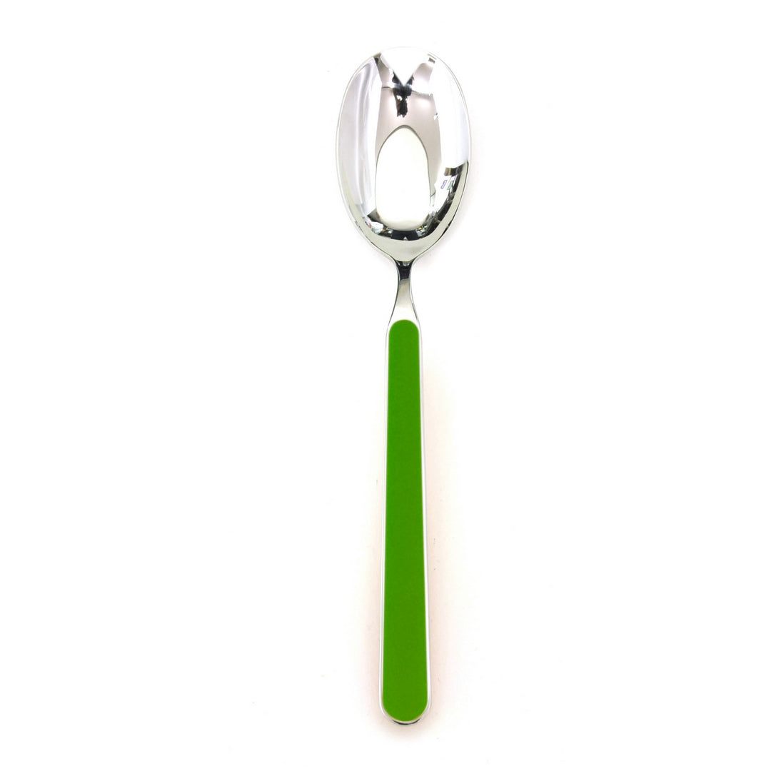 Salad Spoon Apple Green Fantasia By Mepra (Pack of 12) 10A71122