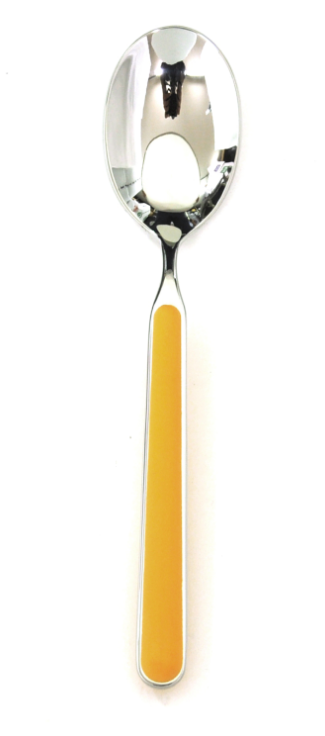 Orange Fantasia Us Size Table Spoon (Eu Dessert Spoon) By Mepra (Pack of 12) 10O61104
