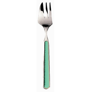 Mepra Cake/Oyster Fork Olive Green Fantasia Pack of 12 (10Q71115)