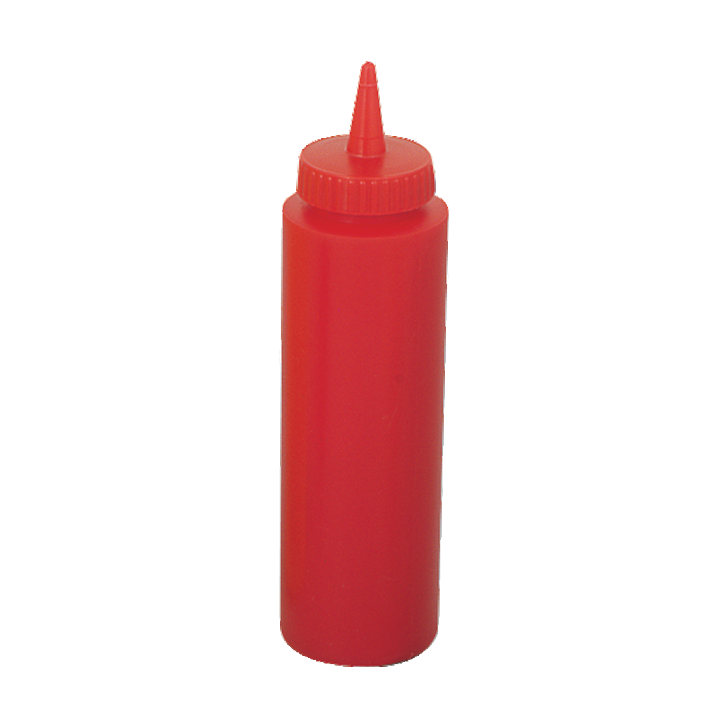 Browne Foodservice Squeeze Dispenser 8oz Red 1100 (Pack of 6)
