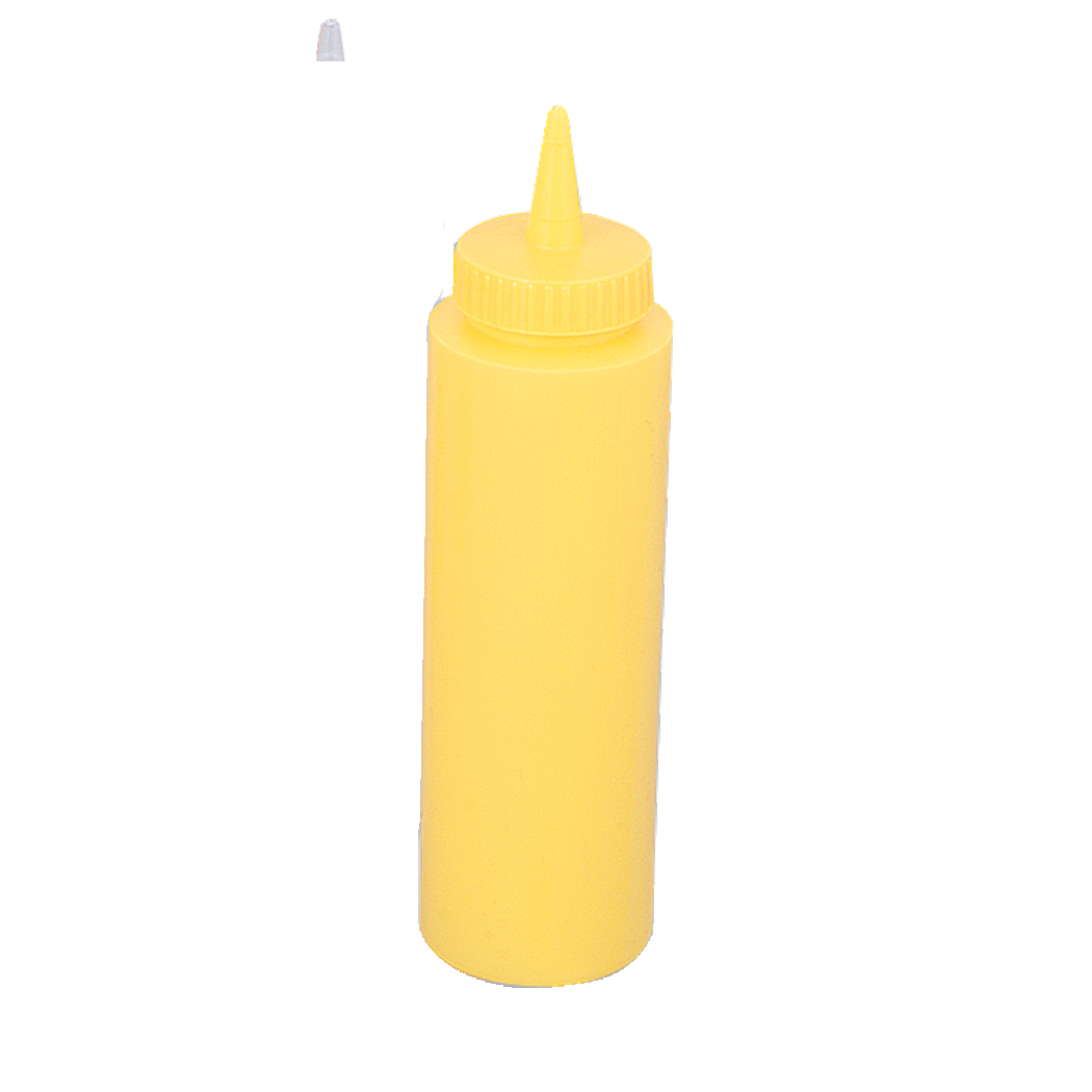 Browne Foodservice Squeeze Dispenser 8oz Yellow 1101 (Pack of 6)