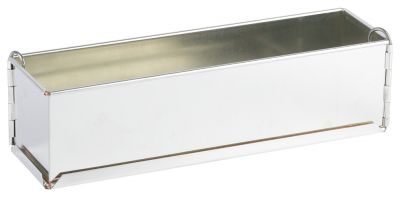 Louis Tellier Gobel Tin Long Plain Loaf Pan W/ Hinges L12''Xl3''Xh3'' (119710)