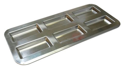 Gobel Tin Plate 6 Financiers Baking Sheet - 380 X 180 Mm (120710)