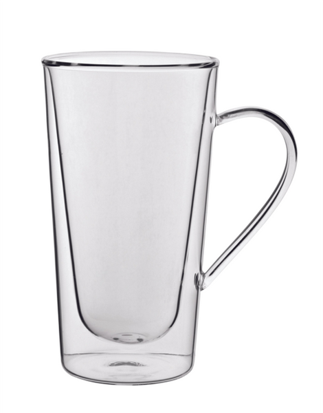 Hospitality Brands Double-Walled Tall Handled Latte (Pack of 6) HG90049-006
