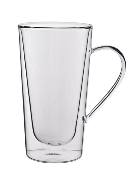 Hospitality Brands 12 oz Double-Walled Tall Handled Latte (Pack of 6) HG90049-006