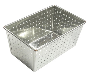 Louis Tellier Gobel Tin Perforated Bread Pan 10 5/8'' X 3 1/8'' H (123690)