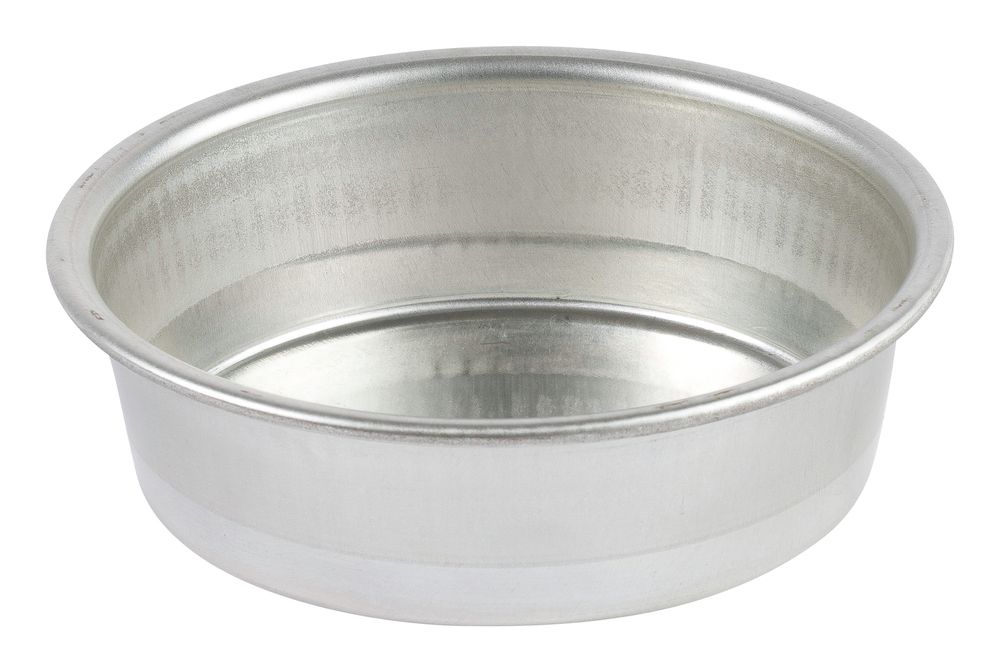 GOBEL Tin plate round plain cake mould - With edges - Ø220/195 mm h50 mm 123740 (Pack ok 3)