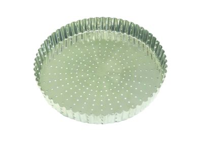 Louis Tellier Gobel Perforated Fluted Tart Mold  Dia 8 5/8'' X 1''H (126325)