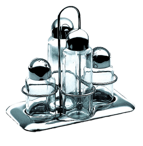 Mepra Cruet & Salt Cellar  Set 4 Pieces Coccola (200306)