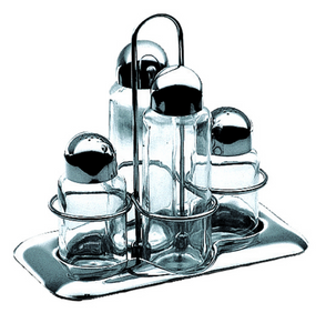 Mepra Cruet & Salt Cellar  Set 4 Pieces Coccola (200306)