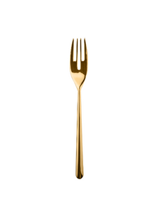 Linea Table Fish Fork Oro By Mepra (Pack of 12) 10891121