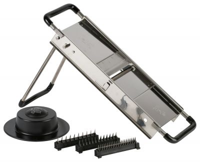 Louis Tellier Stainless Steel "Chef" mandoline with polycarbonate guard (15000)
