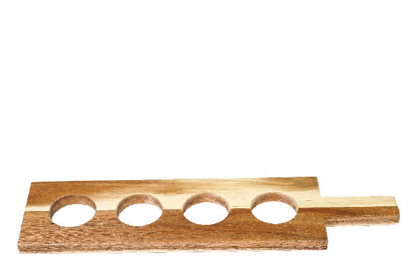 Hospitality Brands Revolution Taster Paddle Acacia Wood Pack of 6 (HG-BFW07-006)