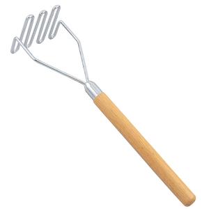Browne Foodservice 18" Square-Face Masher w/Wooden Handle 1618 (Pack of 3)