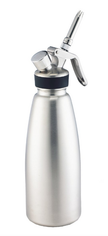 Browne Foodservice Mosa Cream Whipper 1pt/17ounce 0.5l, Stainless Steel (574355)