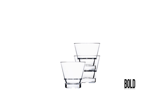 Hospitality Brands Bold Drink ware Club Stack Rocks 1dz/cs HUF080-012