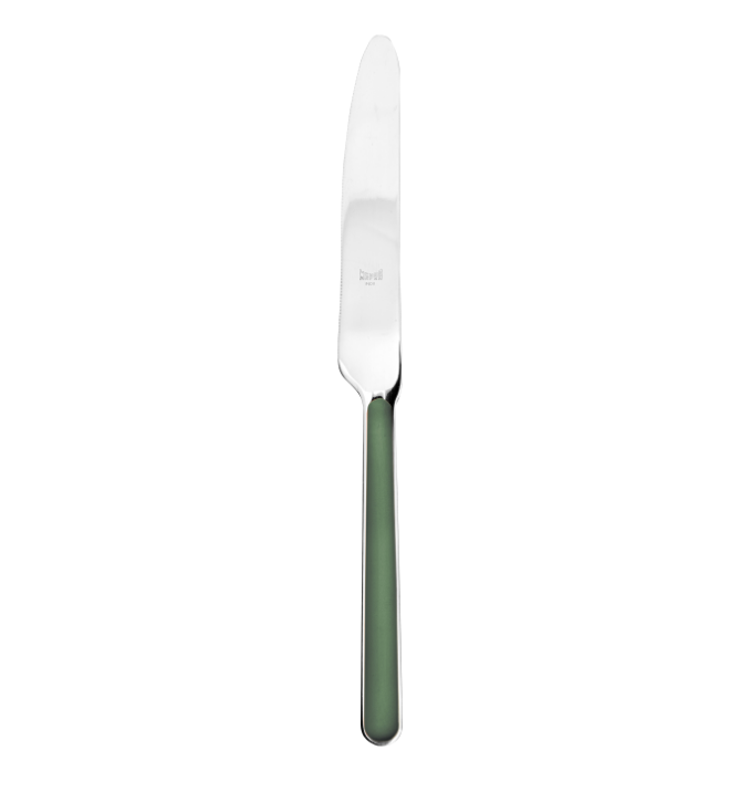 Mepra Green Fantasia Table Knife Pack of 12 (10V61103)