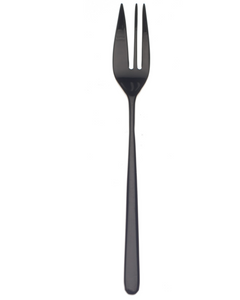 Cake/Oyster Fork Linea Oro Nero By Mepra (Pack of 12)  10871115