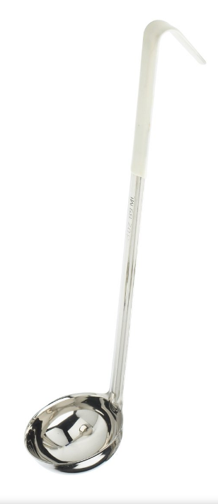 Browne Foodservice 3oz Ladle w/Ivory Coated Handle 9943IVR (Pack of 6)