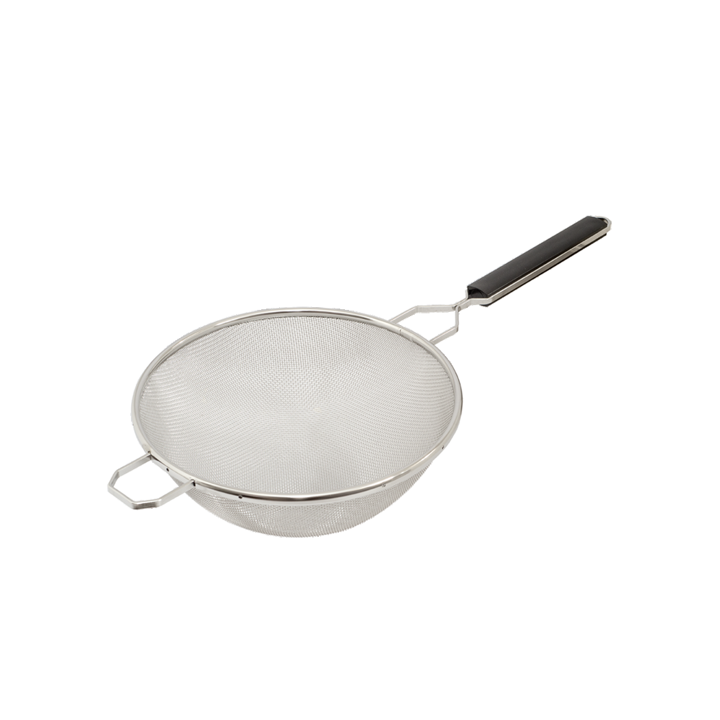 Browne Foodservice Single Mesh Strainer Medium 7.25"/18.4cm 19197 (Pack of 4)