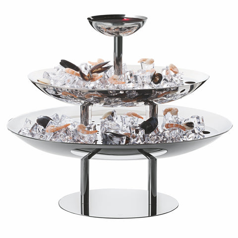 Oval Three-Tier Seafood Stand By Mepra 20026203G (Pack of 12)