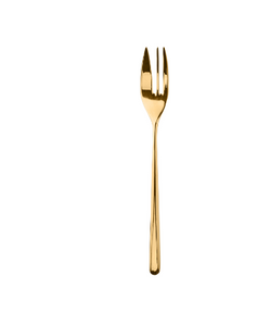Linea Cake/Oyster Fork Oro By Mepra (Pack of 12) 10891115