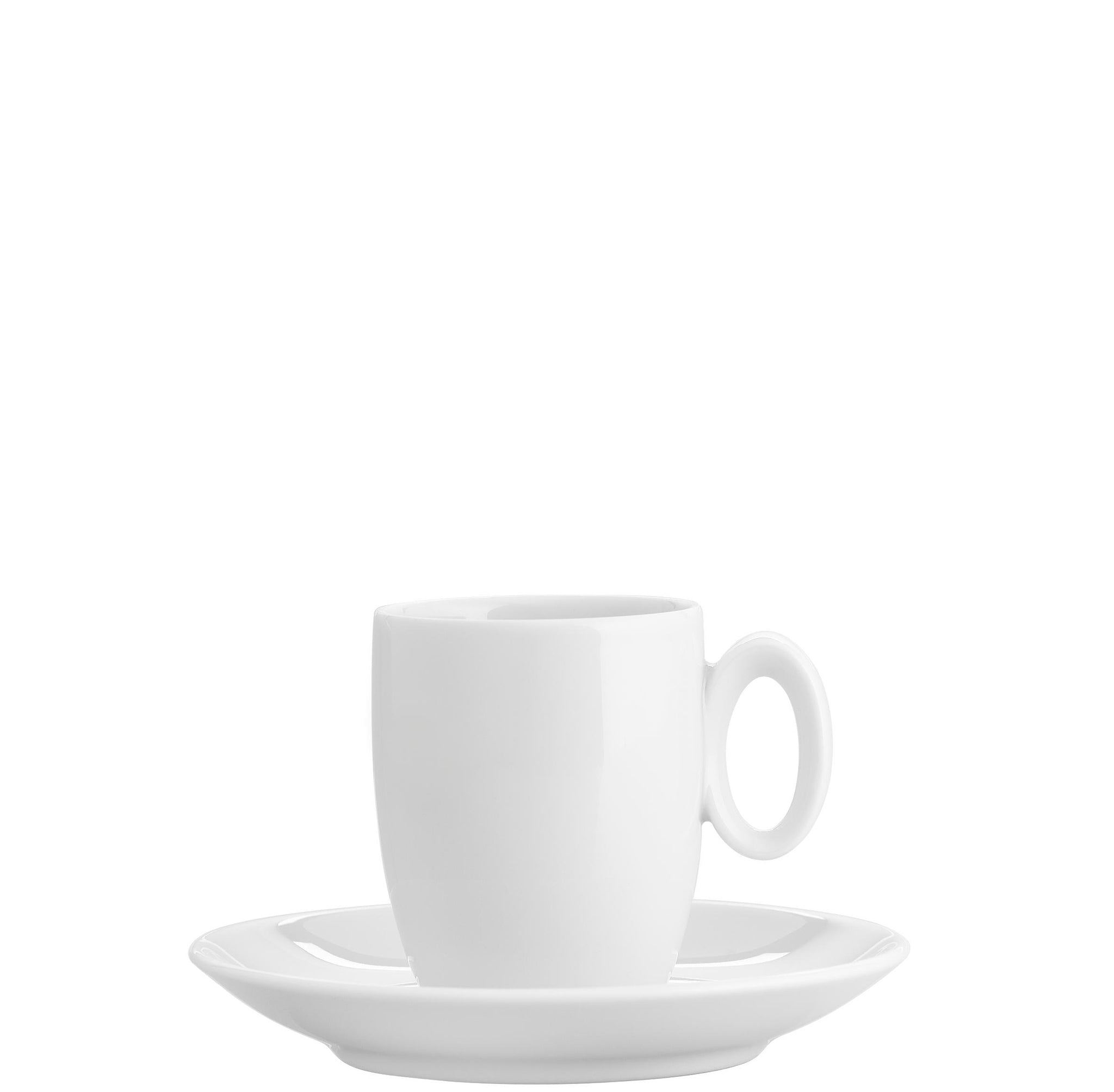 VISTA ALEGRE  Broadway White Espresso Coffee Cup W/ Saucer -Item (21085919)