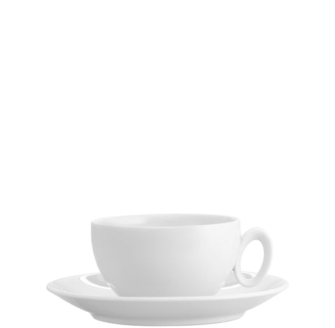 VISTA ALEGRE  Broadway White Tea Cup W/ Saucer - Item (21085920)