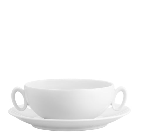 VISTA ALEGRE  Broadway White Consommé Cup W/ Saucer - Item 21085924