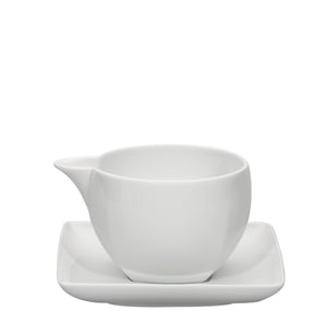 VISTA ALEGRE  Carre White Sauceboat W/Std - Item (21103825)