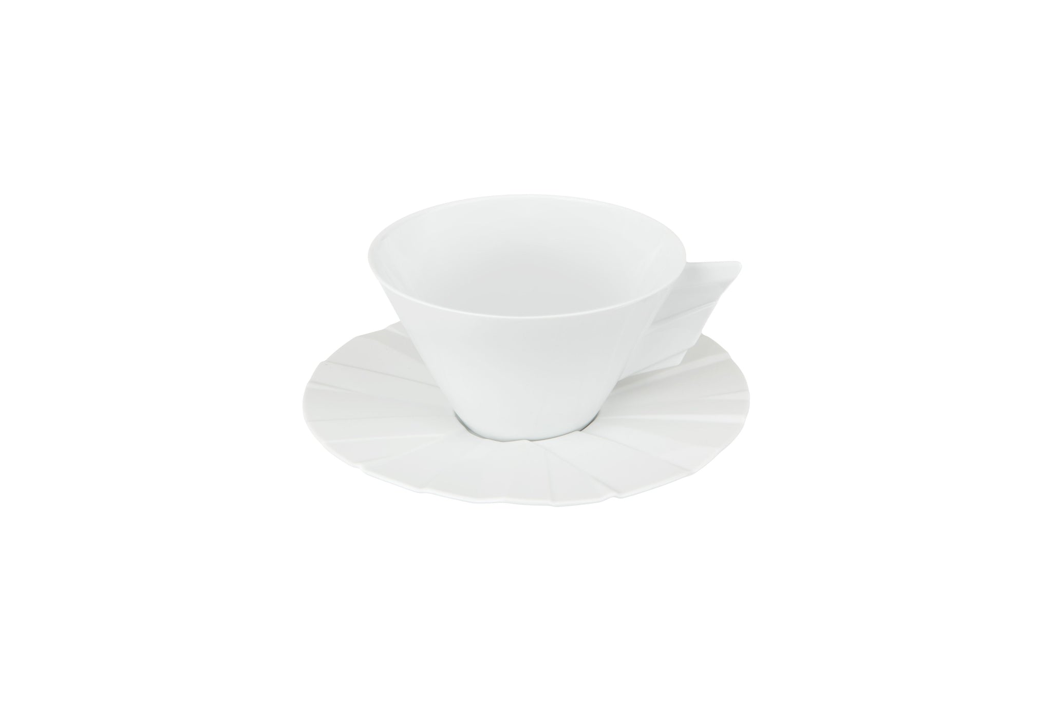 Vista Alegre Matrix Biscuit Tea Cup & Saucer - Item (21117378)