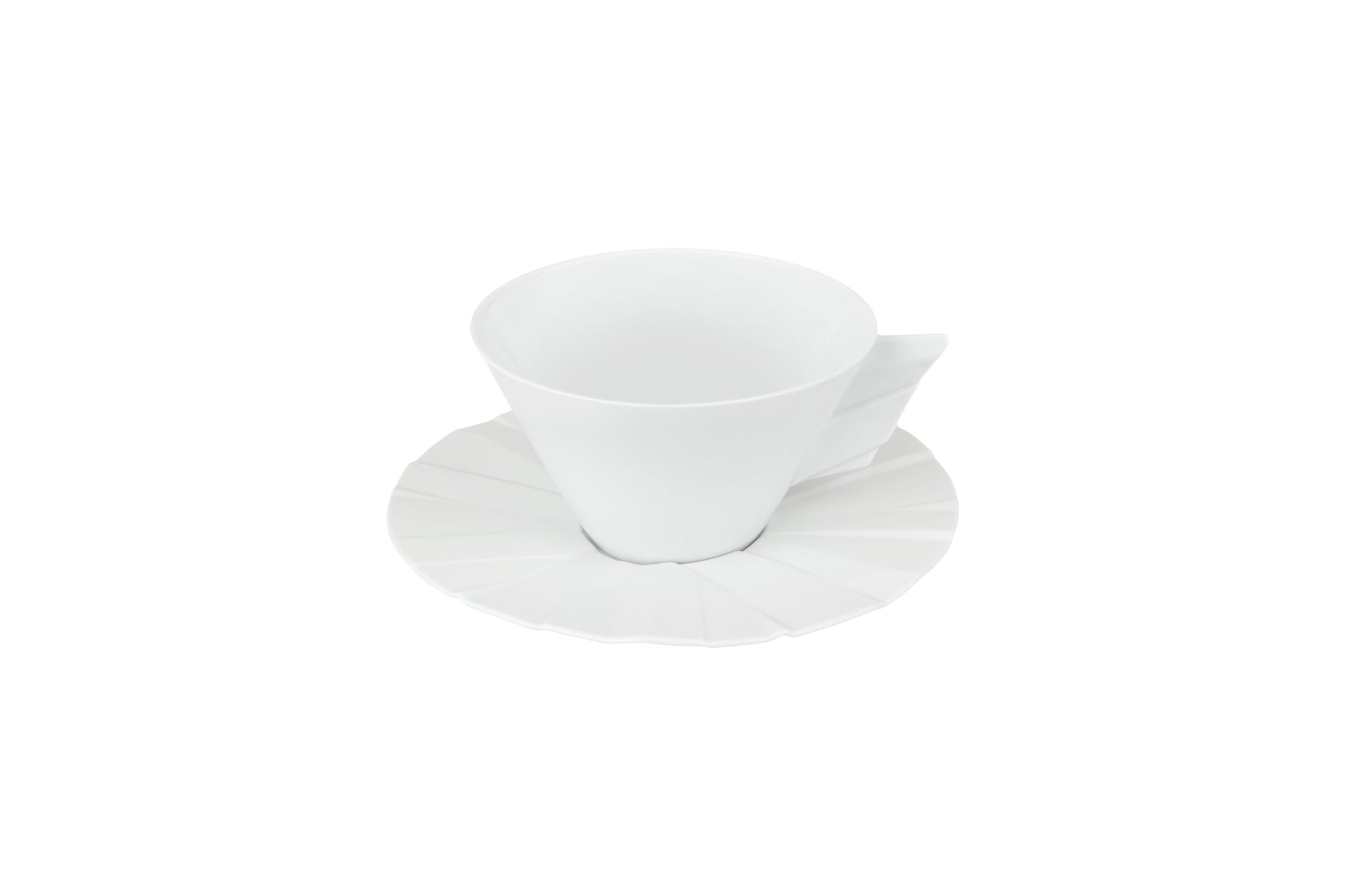 Vista Alegre Matrix Biscuit Tea Cup & Saucer - Item 21117378