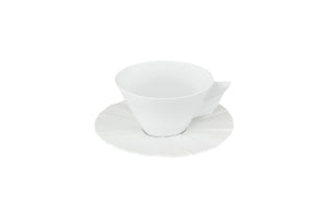Vista Alegre Matrix Biscuit Tea Cup & Saucer - Item (21117378)