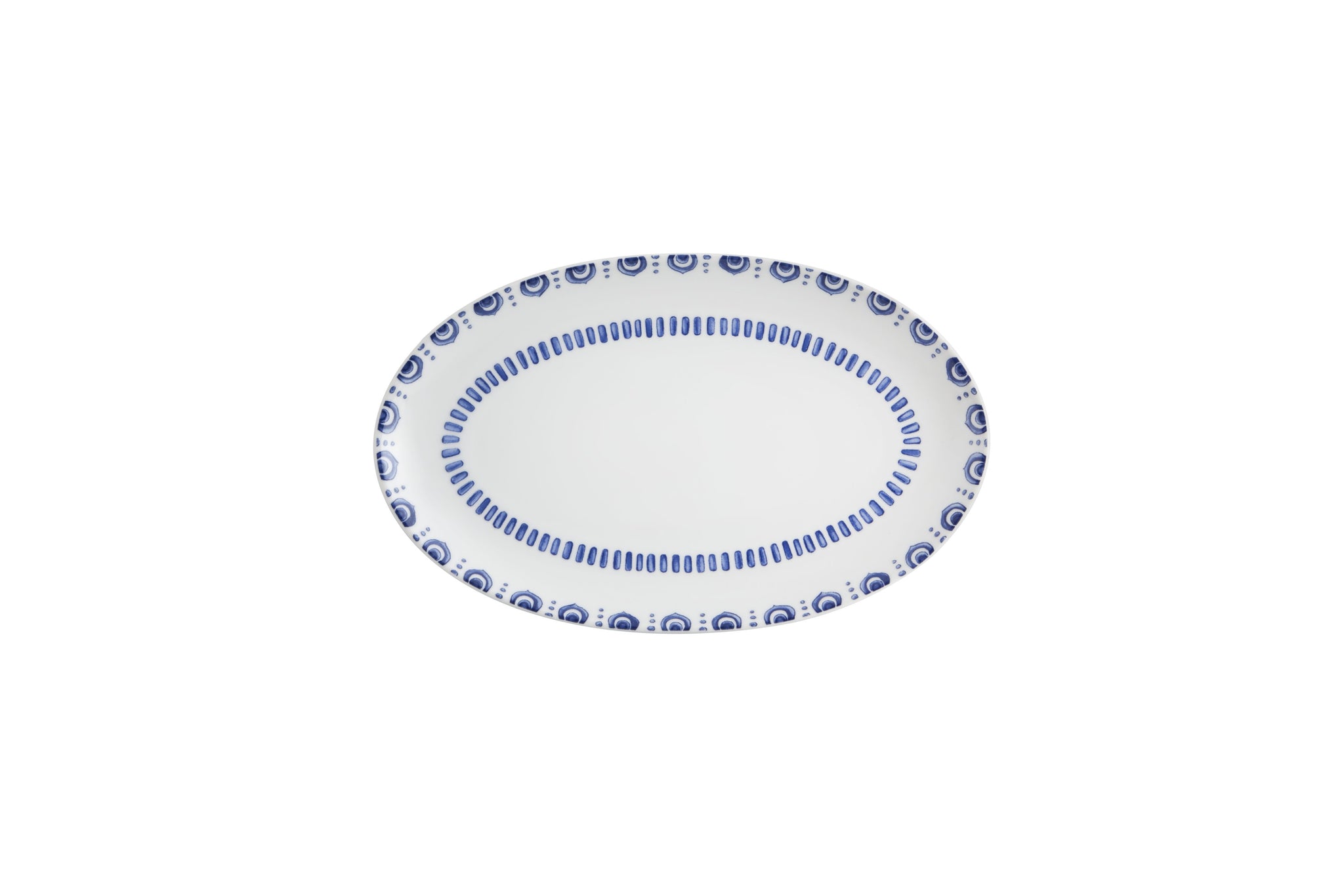 VISTA ALEGRE  Azure Lux Oval Platter 25 X 16 - Item 21120453